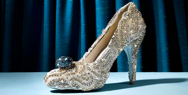The world's most expensive shoes': Diamond-studded golden footwear  advertised